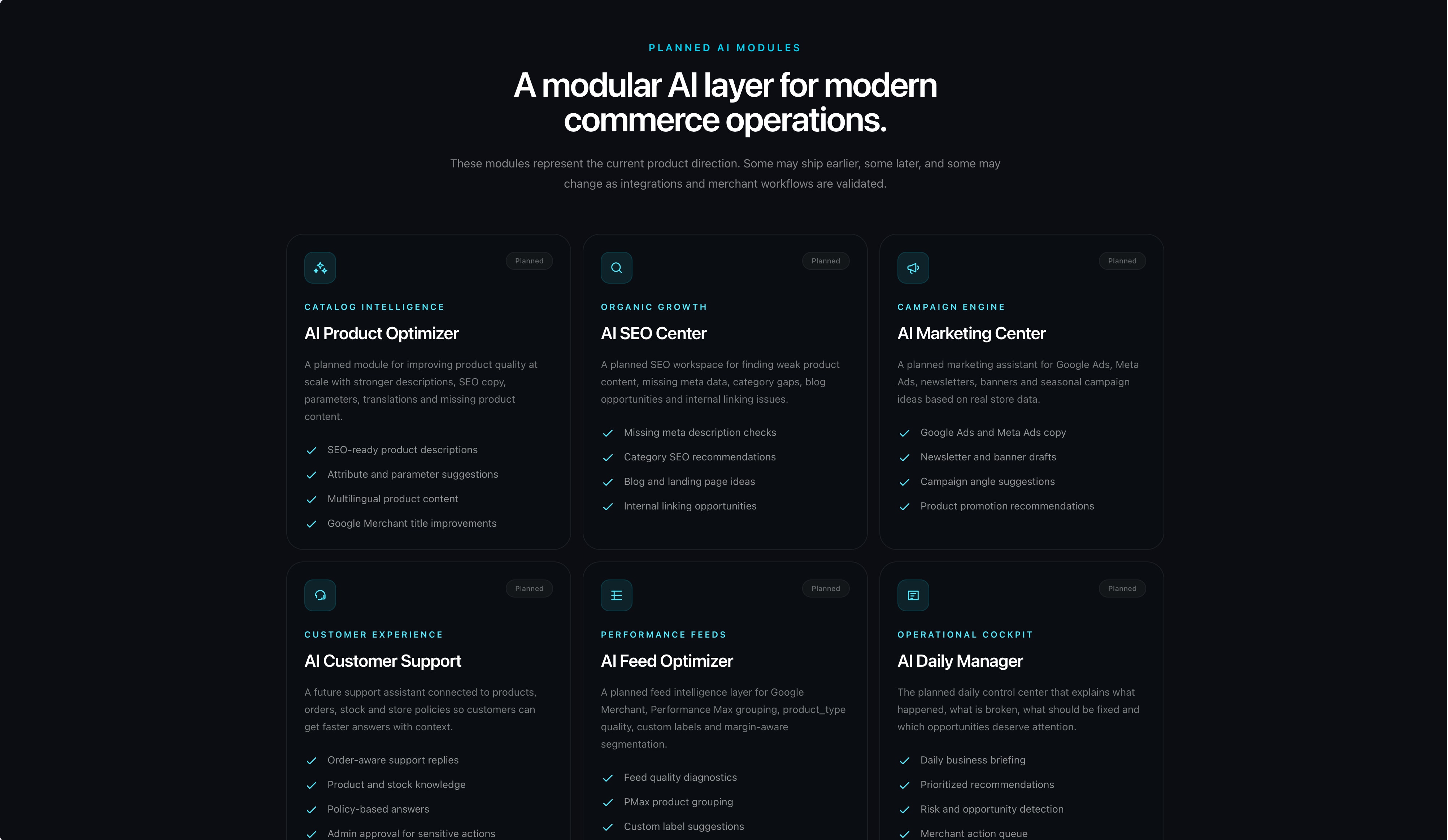 ShopDrivo — detail landing page