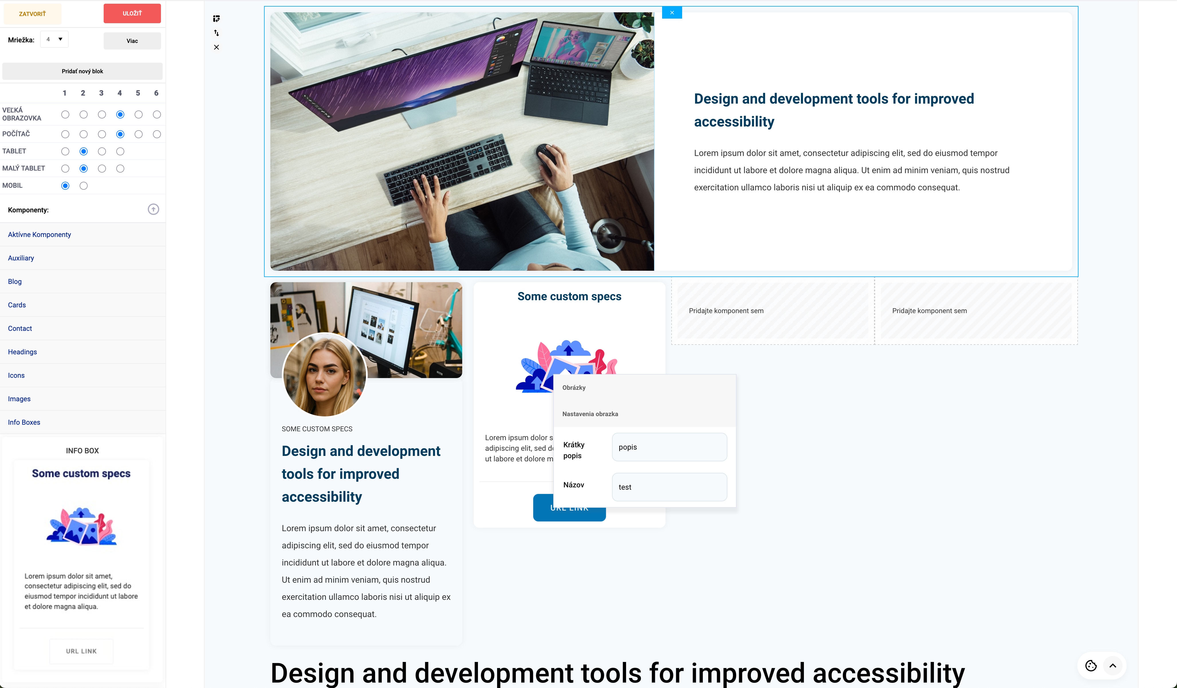 Staršia generácia web buildera NetLife Guru